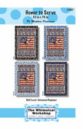 The Whimsical Workshop - Honor to Serve Quilt Pattern – Patriotic quilt