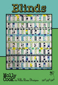 Blinds by Molly Cook Quilts - Quilt Pattern – 42"x50" for Villa Rosa Designs
