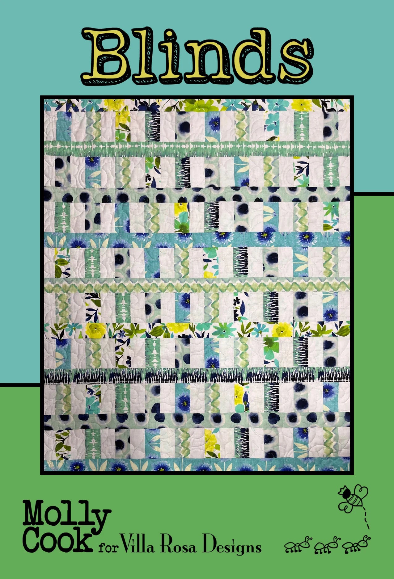 Blinds by Molly Cook Quilts - Quilt Pattern – 42"x50" for Villa Rosa Designs