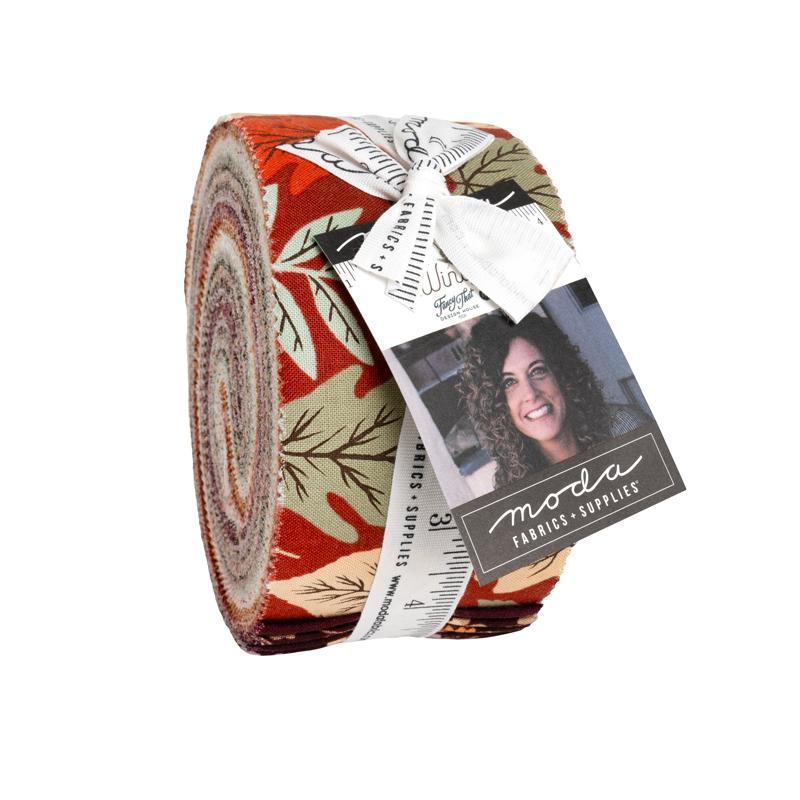 Moda Windfall Jelly Roll® – 40-Piece 2.5-Inch Fabric Strips by Fancy That Design House