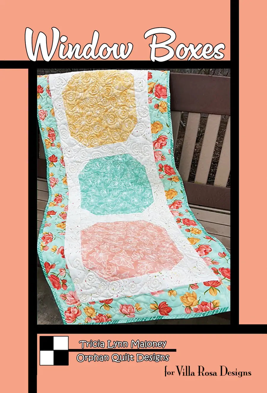 Window Boxes Quilt Pattern by Villa Rosa Designs