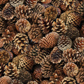 Elizabeth's Studio - Landscape Medley-Pine Cones/Brown - 454 Brown