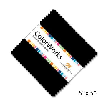 Northcott - Colorworks-Chips/Black - CCOLOR42-99