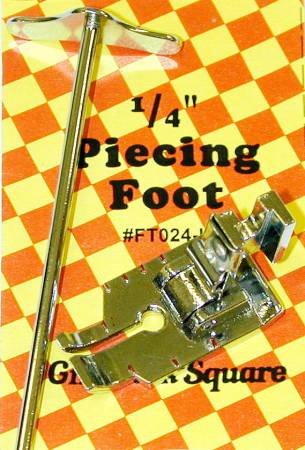 1/4in Piecing Foot With Guide Low Shank - Euro Notions - FT024-L - SALE