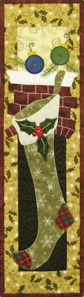 Hang My Stocking With Care by Julie Wurzer - Wall Hanging Pattern – 6"x22" for Patch Abilities