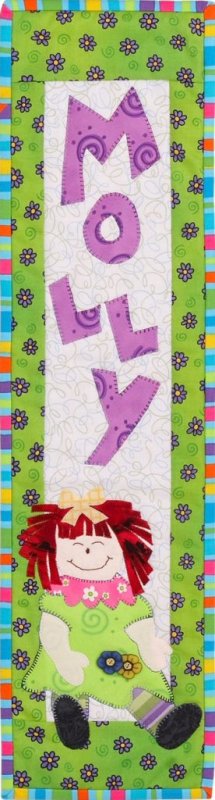 My Dolly by Julie Wurzer - Wall Hanging Pattern – 6"x22" for Patch Abilities