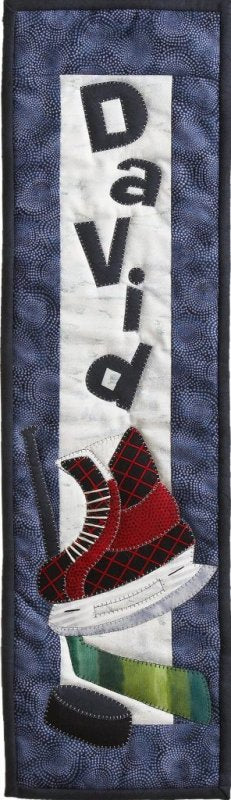 Hockey by Julie Wurzer - Wall Hanging Pattern – 6"x22" for Patch Abilities