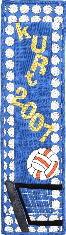 Volleyball by Julie Wurzer - Wall Hanging Pattern – 6"x22" for Patch Abilities