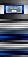 Wilmington Washart Blue Steel 2.5" Fabric Strips – Blue Ombre Quilting Precut