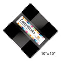 Northcott - Colorworks-10x10 Tiles/Black- TCOLOR42-99